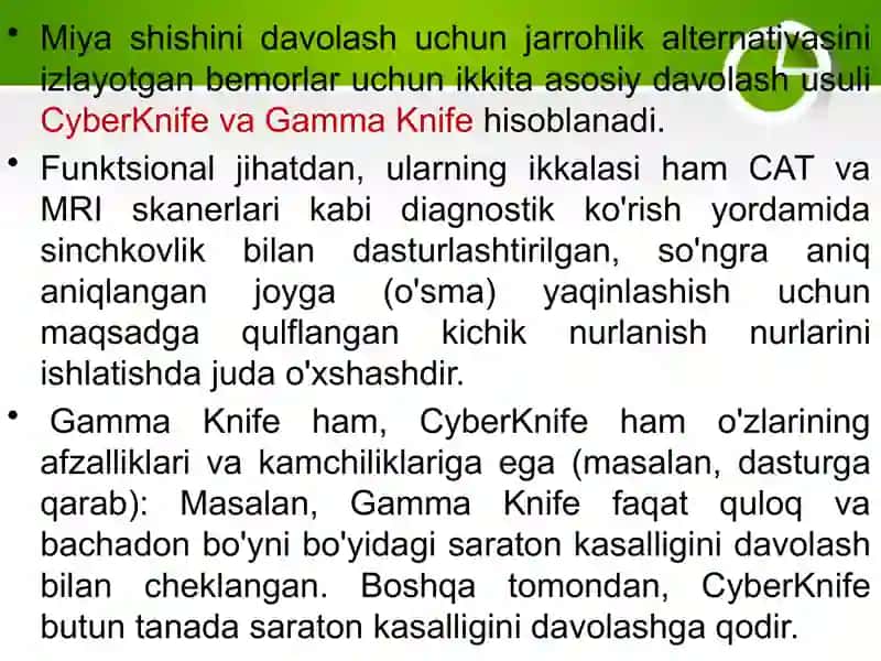 Tibbiy radiologik terapiya majmualari Gamma pichoqlari 3