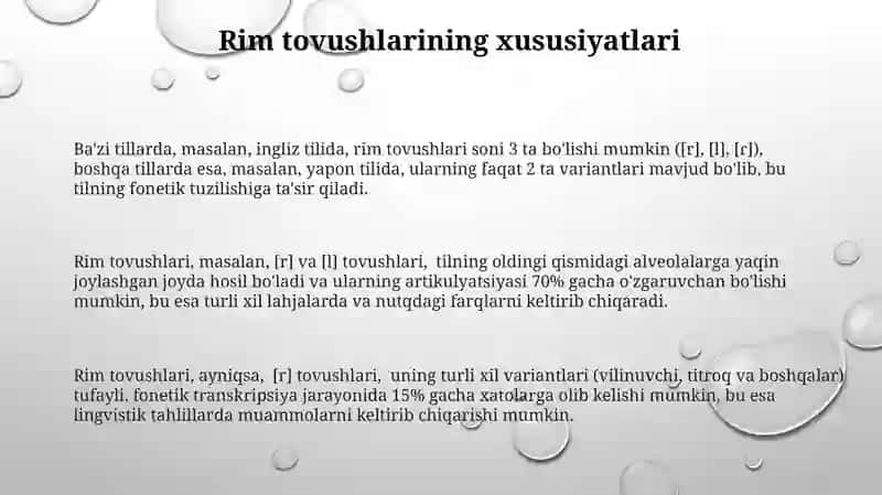 Rim sonlari 3