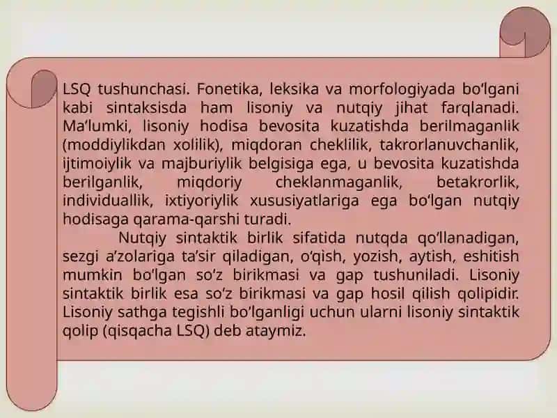 Sintaktik qolipning nutqiy kengayishi 3