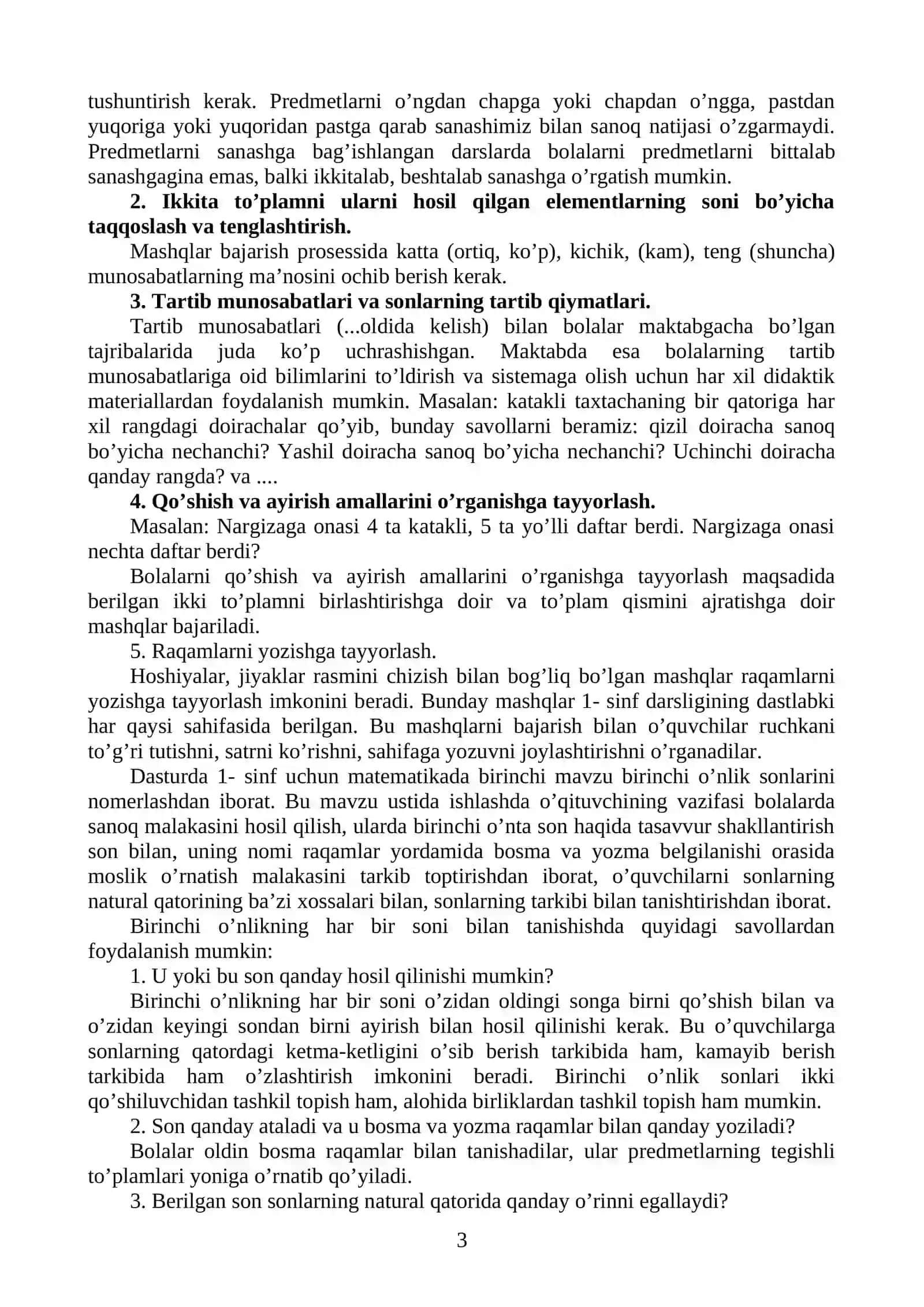 Butun nomanfiy sonlarni nomerlashni o’rganish metodikasi 3