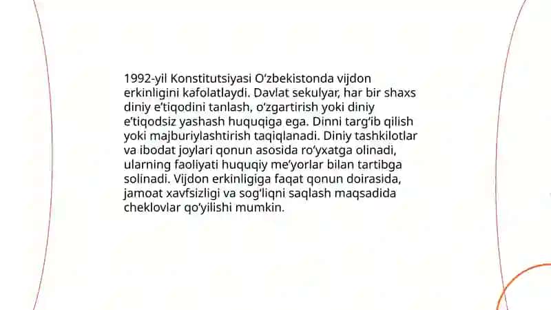 Ózbekistonda vijdon erkinligi 3