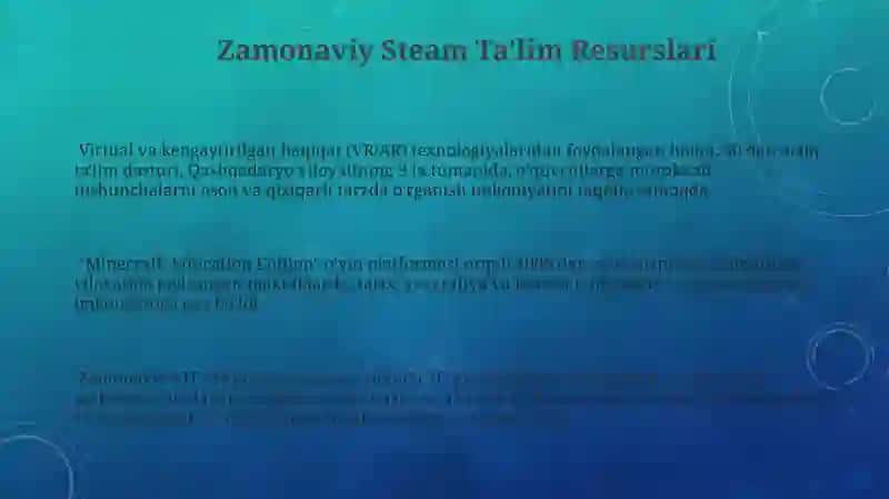 Steam Ta'lim Texnologiyasi 3