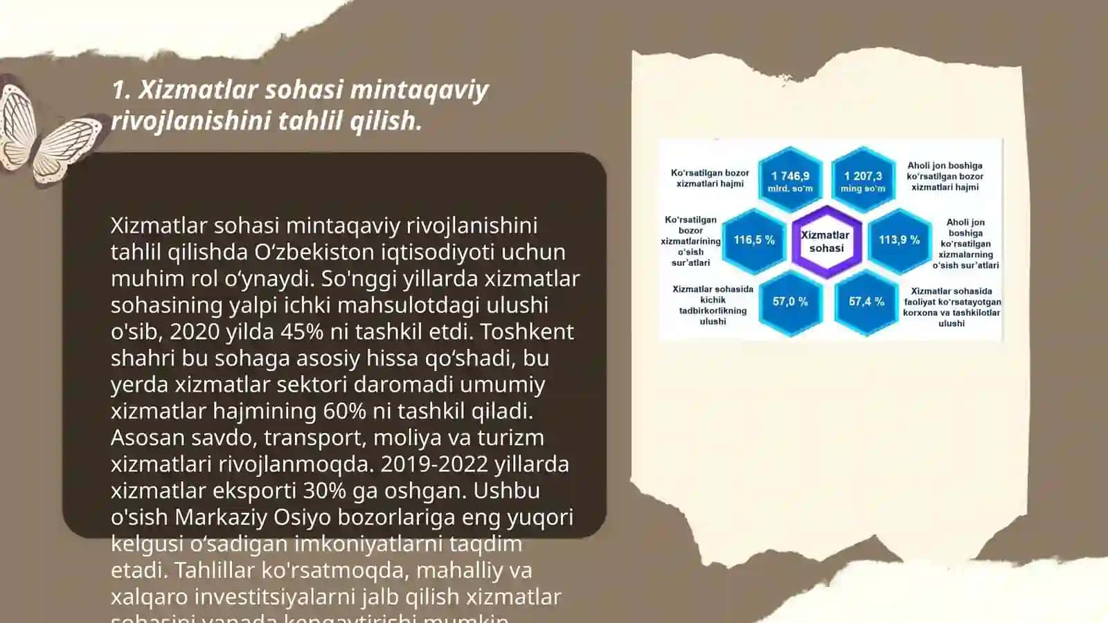 Xizmatlar sohasi rivojlanishining mintaqaviy tafovvutlari 3
