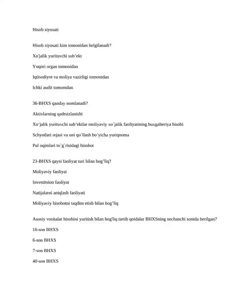 Buxgalteriya hisobi standartlari (Xalqaro va milliy) 3