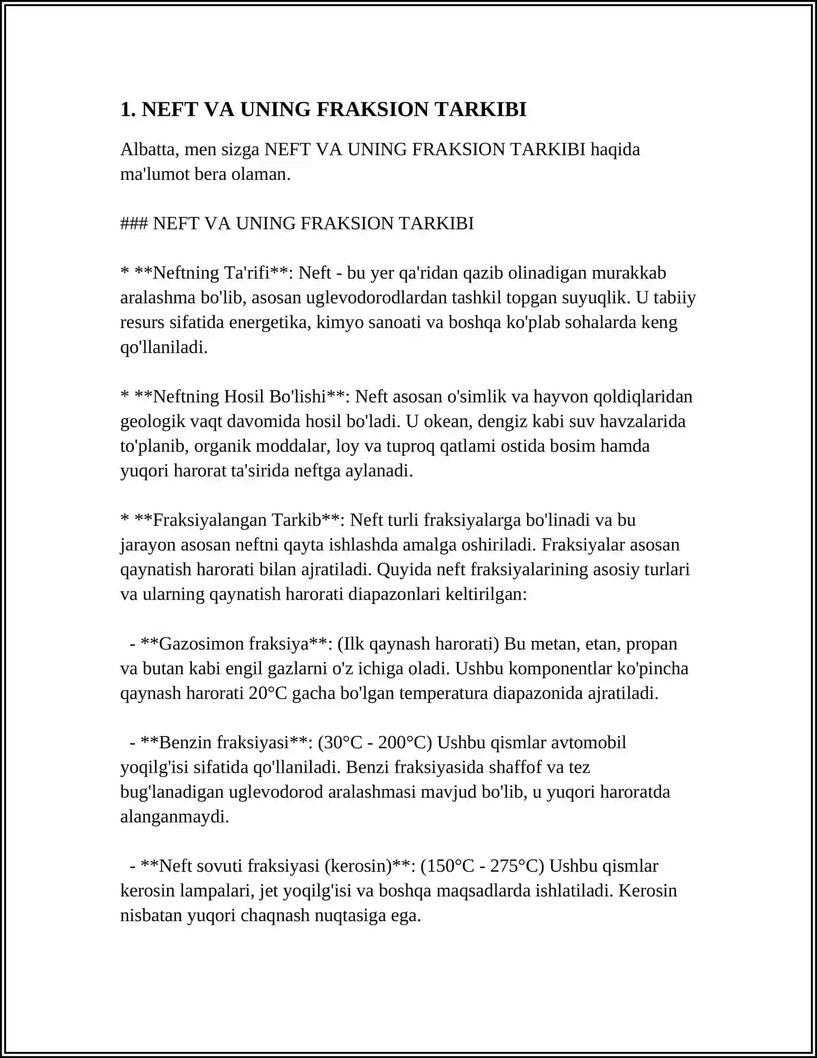 NEFT VA UNING FRAKSION TARKIBI 3