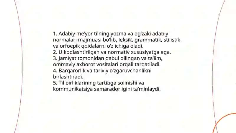 Adabiy me'yor. Sohada oʻzbek tilida muloqot va kommunikatsiya jarayoni 3