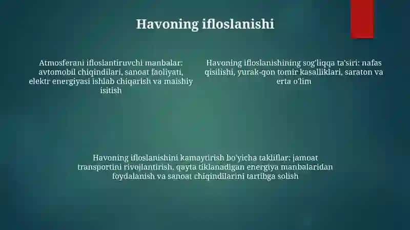 Maishiy chiqindi suvlar: kanalizatsiya va kir yuvish chiqindilari, bakteriyalar, ozuqa moddalari va zararli kimyoviy moddalarni suv havzalariga chiqarish 3