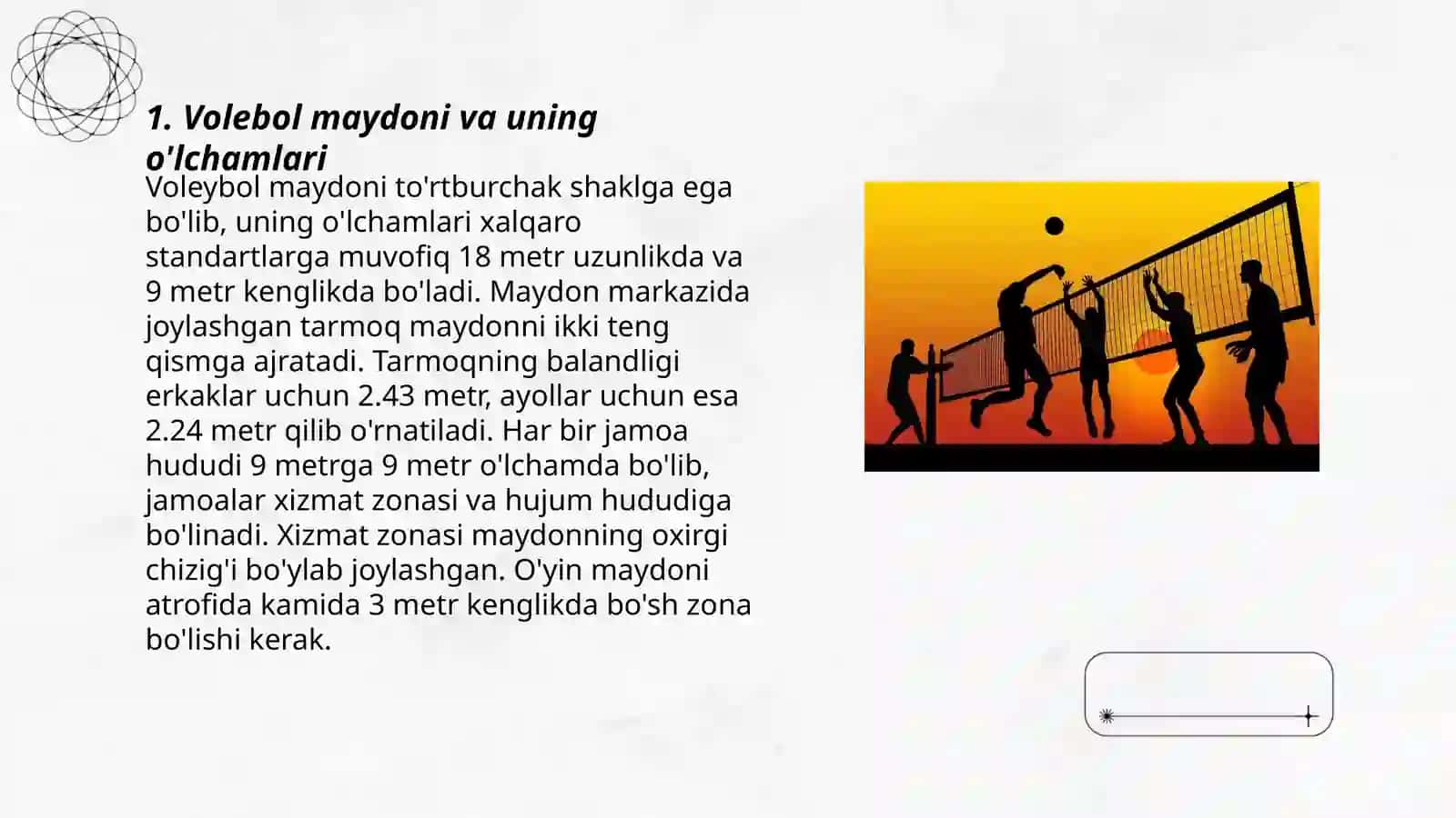 Sport oʻyinlari volebol oʻyin qoydalari 3