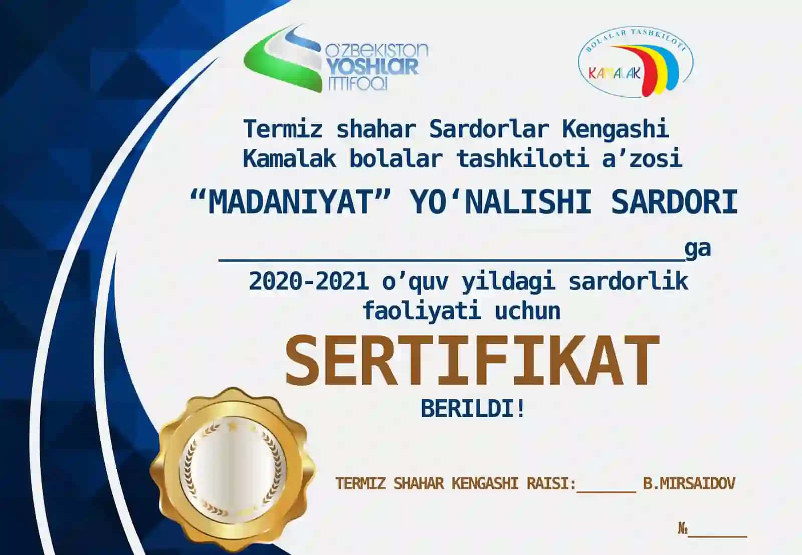 KAMALAK SARDORI 3