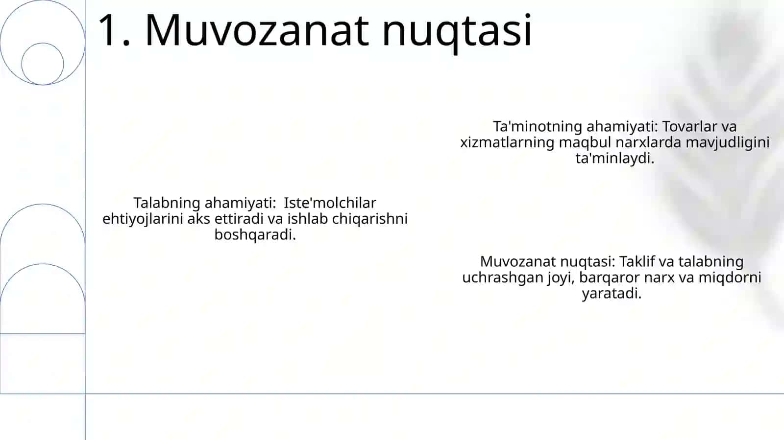 Bozor iqtisodiyotida talab va taklifning ahamiyati 3