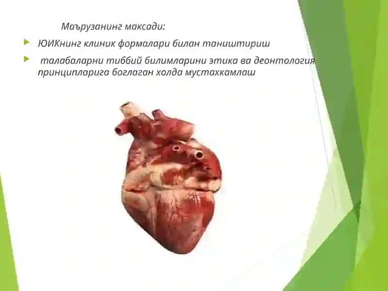 Юрак ишемик касаликлари: Стенокардия, миокард инфарктидиагностикаси 3