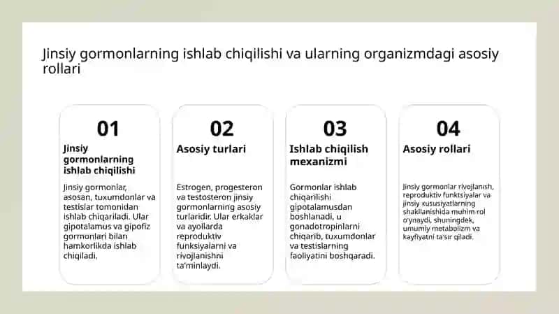 Jinsiy gormonlarning ta’sir mexanizmi 3
