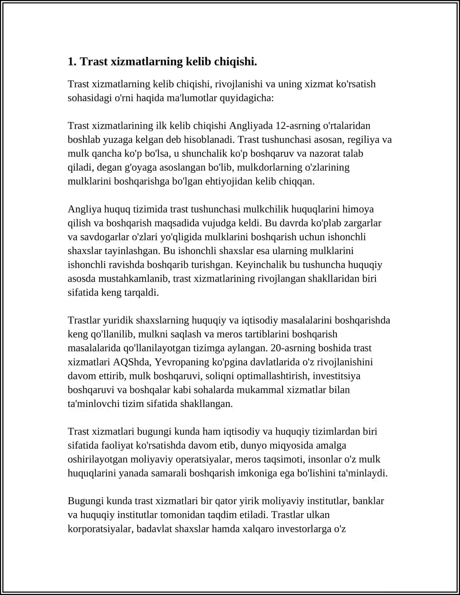 TRAST XIZMATLAR 3