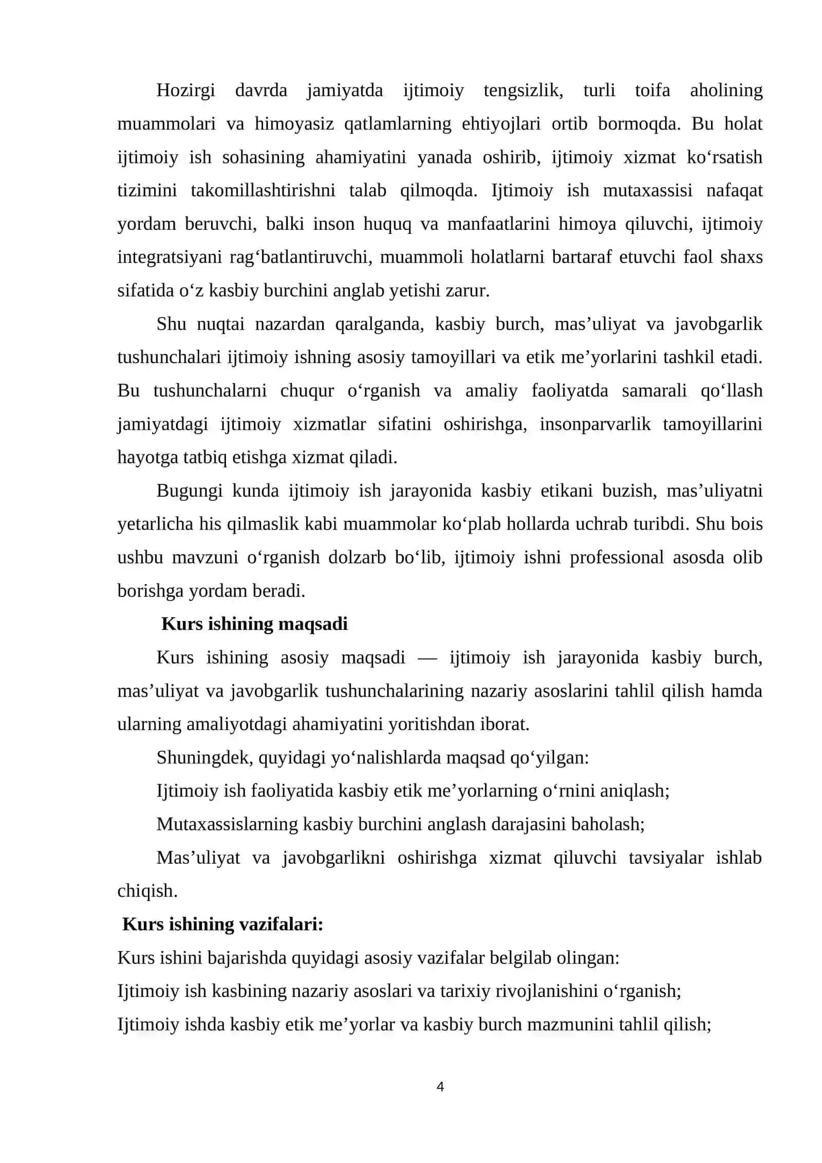 IJTIMOIY ISHDA KASBIY BURCH, MA'SULIYAT VA JAVOBGARLIK 3