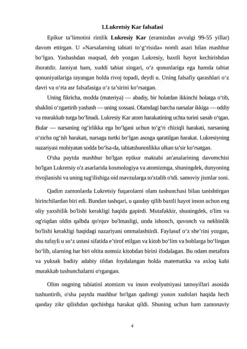 Lukretsiy karning falsafiy qarashlari 3