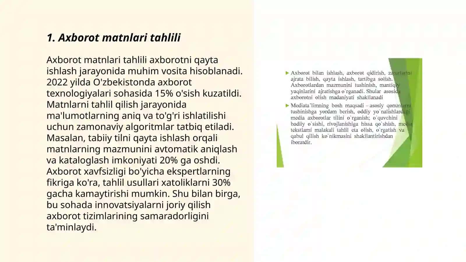 Axborot Matnlari Bilan ishlash va Media Madaniyati 3