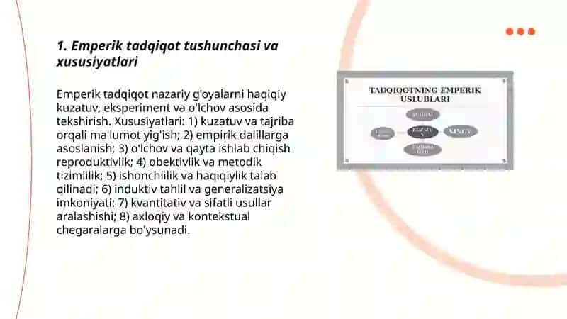 Emperik tadqiqot metodlari 3