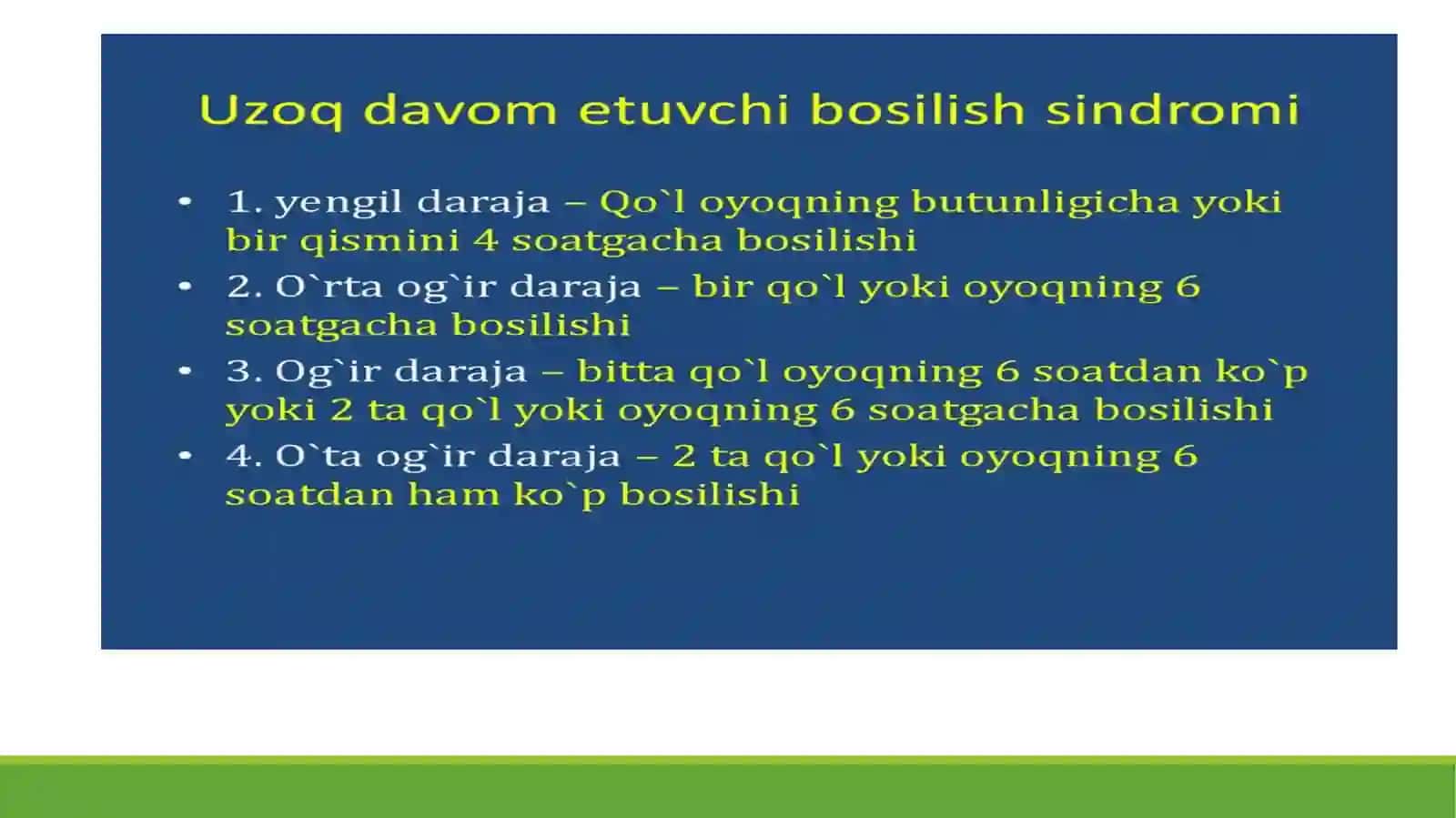 Uzoq bosilish sindromida jarrohlik amaliyotlari 3