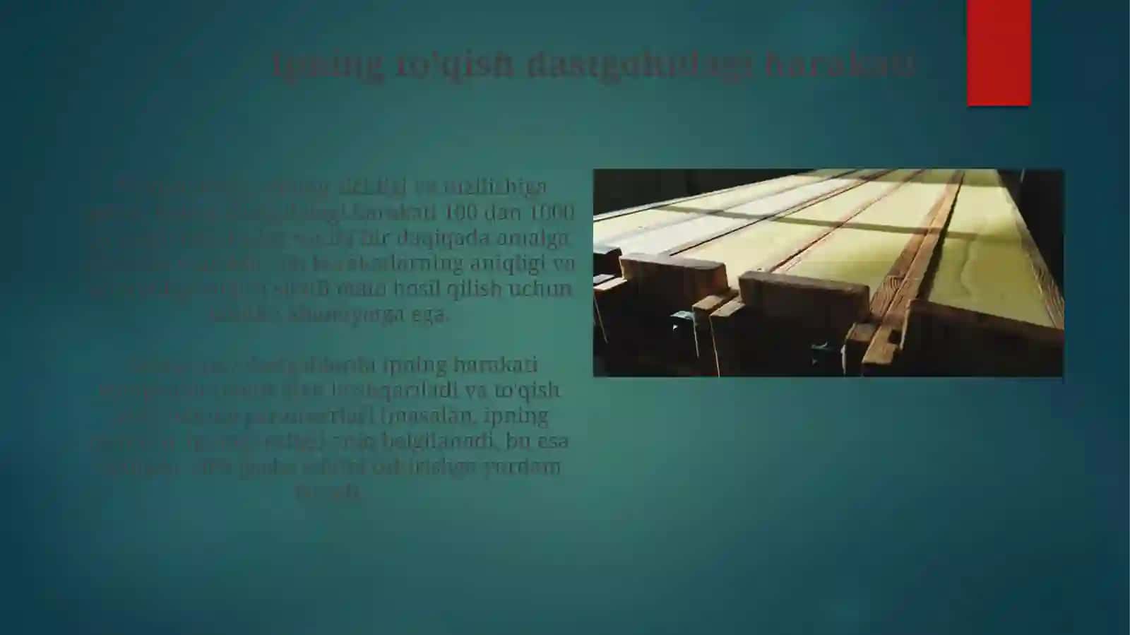 Iplarnioxorlashtexnikavatexnologiyalari.To‘quvdastgohidato‘qimahosilqilishtexnologiyasi 3
