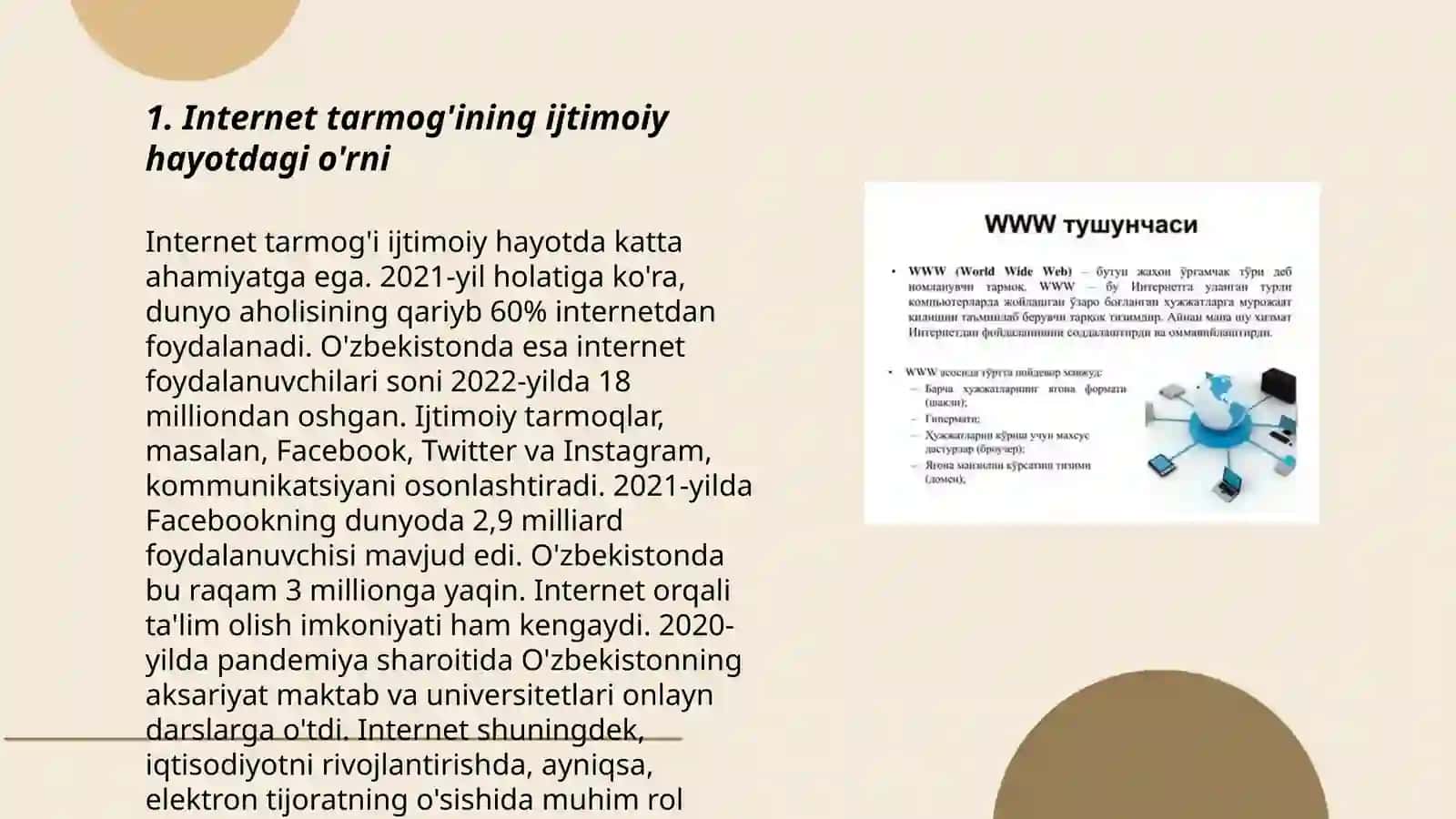 Narziyeva Saboxatning Iqtisodiyotda AKT va tizimlar fanidan tayyorlangan Taqdimoti 3