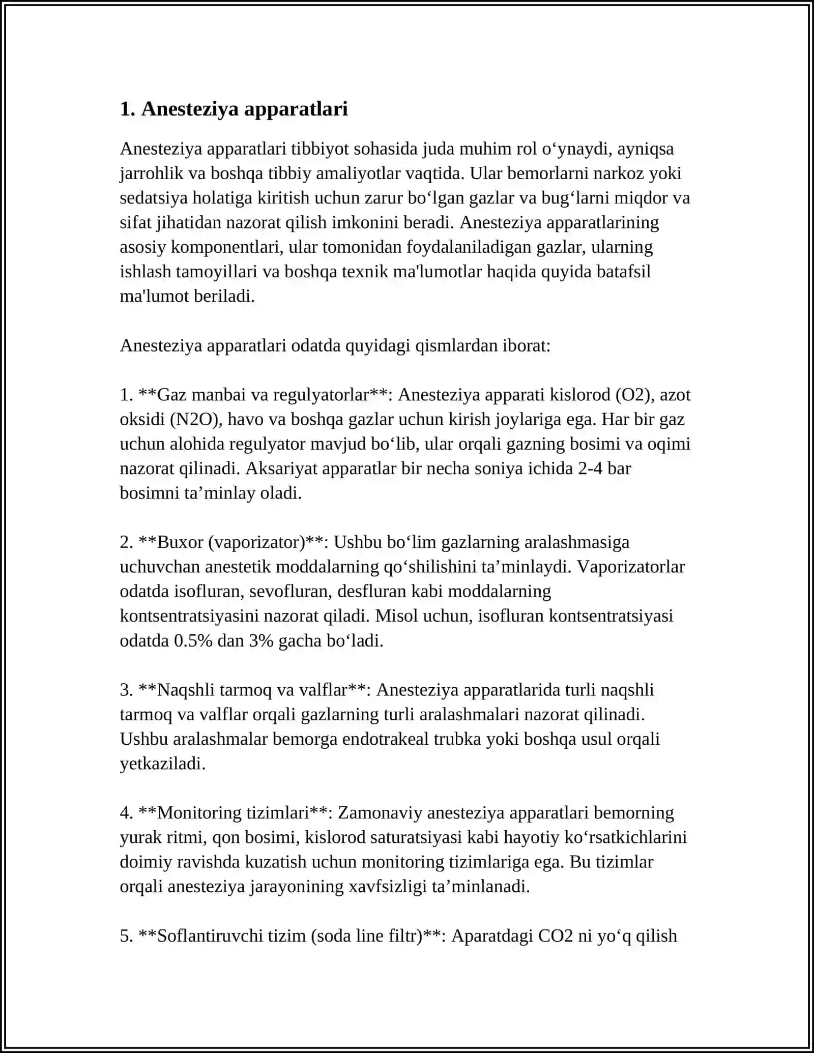 Anesteziya apparatlari 3