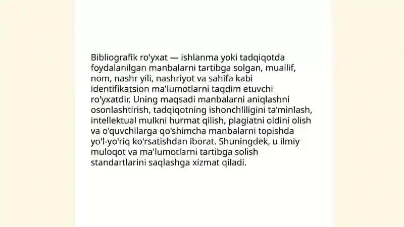 Bibliografik ro'yxat va qoidalari 3
