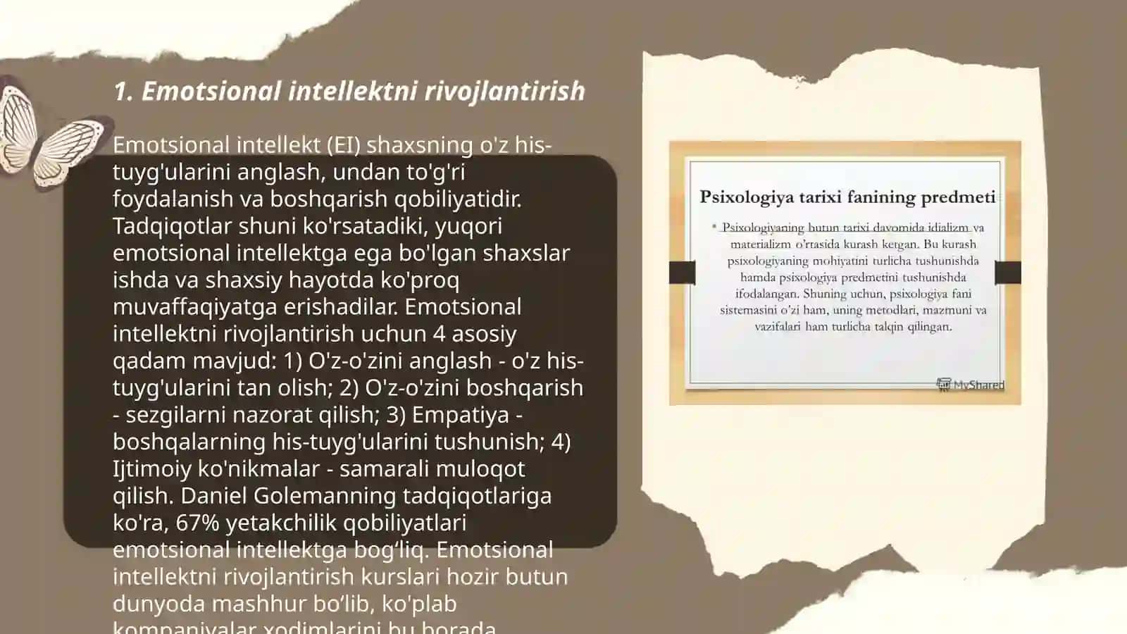 Yoshlarning psixologiyasini rivojlantirish 3