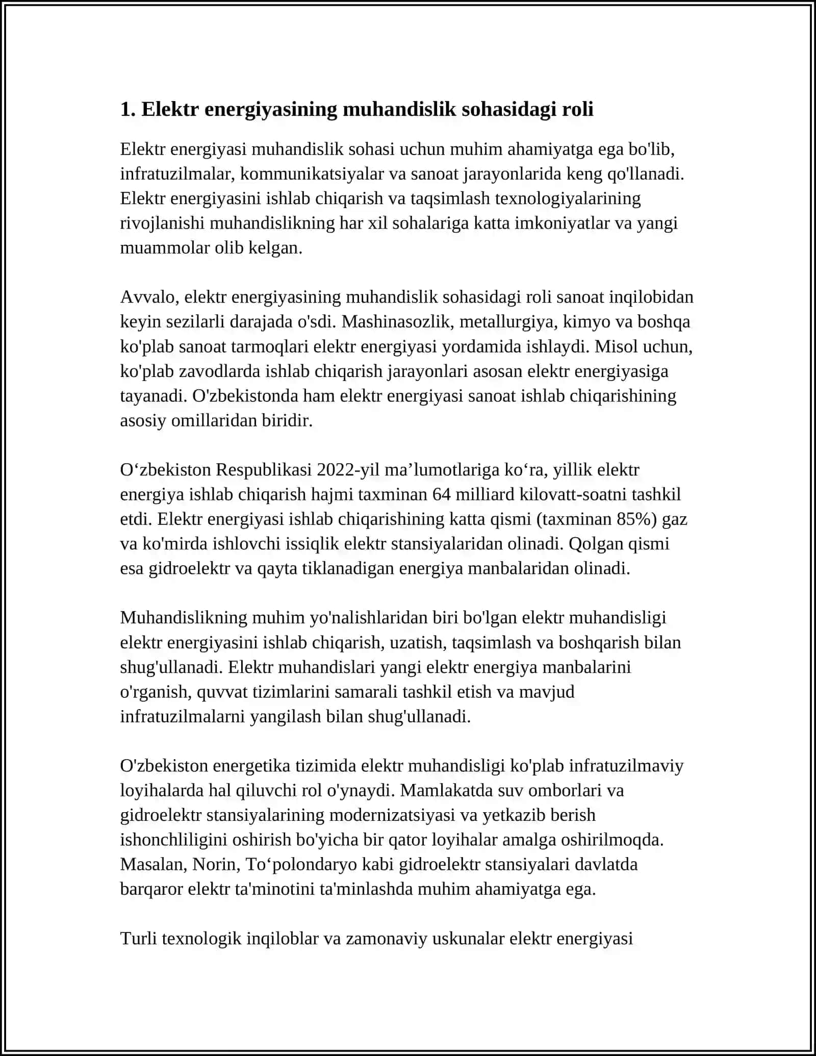 MUHANDISLIK ISHIDA ELEKTIR ENERGIYANING O‘RNI VA AHAMIYATI 3