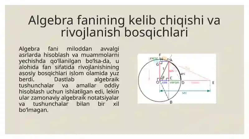 ALGEBRA ELEMENTLARI 3