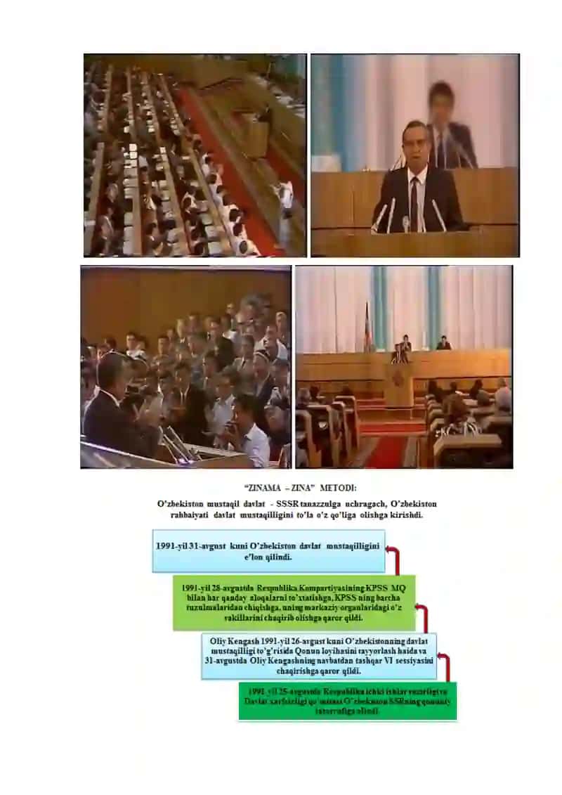 MUSTAQIL O‘ZBEKISTON RESPUBLIKASINING TASHKIL TOPISHI VA UNING TARIXIY AHAMIYATI 3