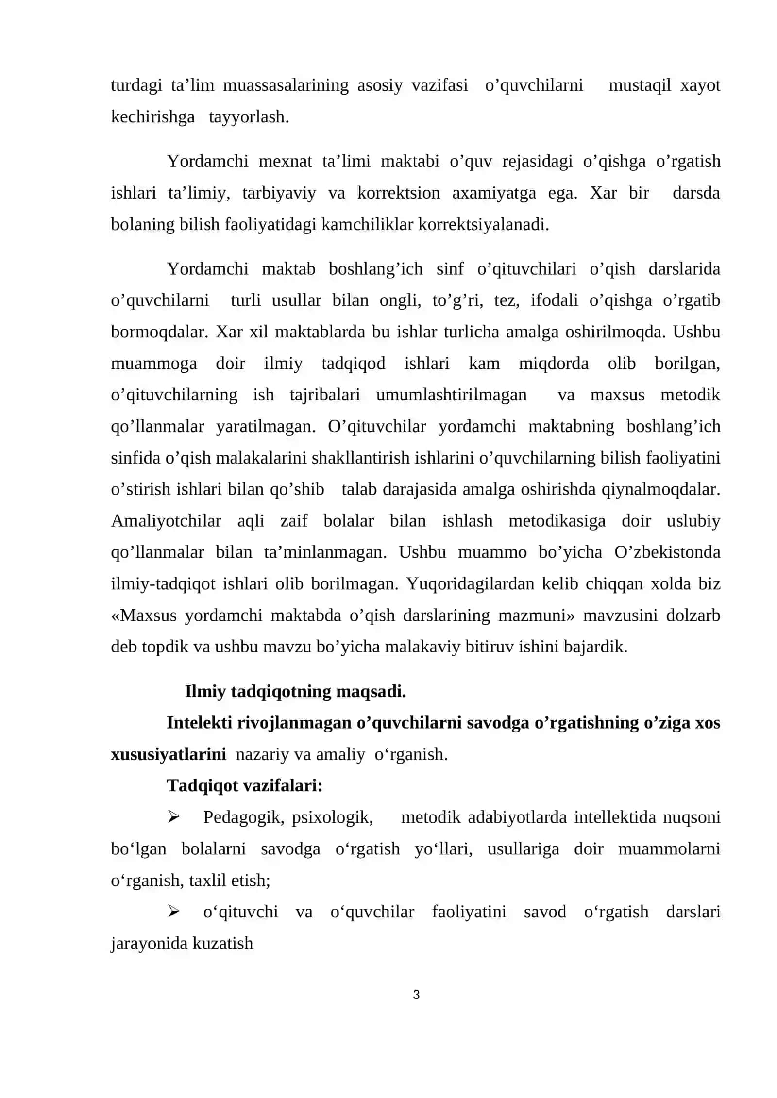 Intelekti rivojlanmagan o’quvchilarni savodga o’rgatishning o’ziga xos xususiyatlari 3