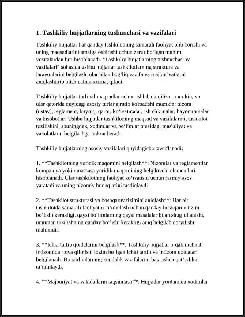 TASHKILIY HUJJATLAR VA ULARNI RASMIYLASHTIRISH 3