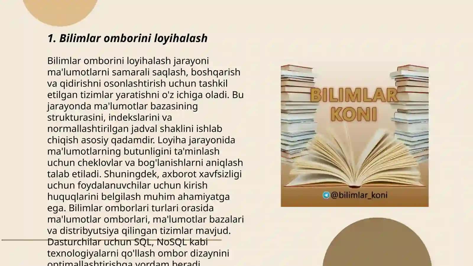 Bilimlar ombori va ekspert tizimlari 3