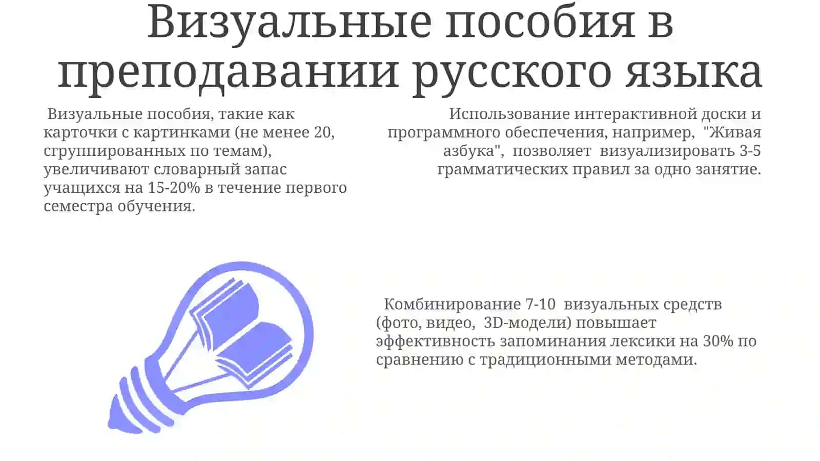 Использование Наглядности При Обучении Русскому Языку В Условиях Билингвизма 3