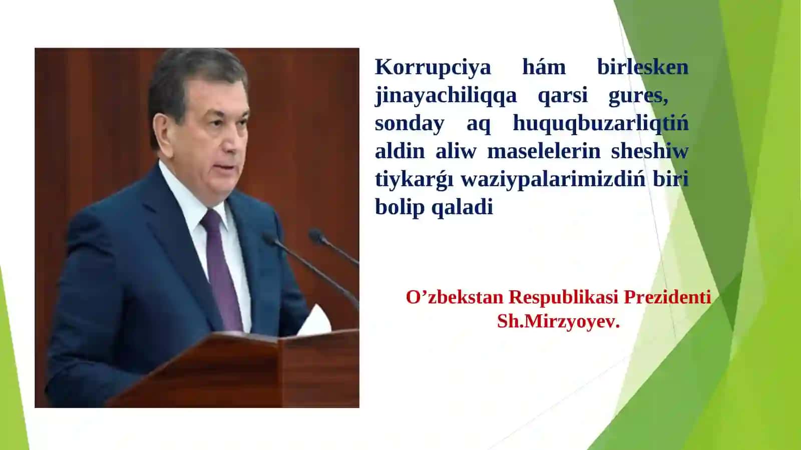 ÓZBEKSTAN RESPUBLÍKASINDA KORRUPCIYAǴA QARSÍGÚRESIW IS ILAJLARÍ 3