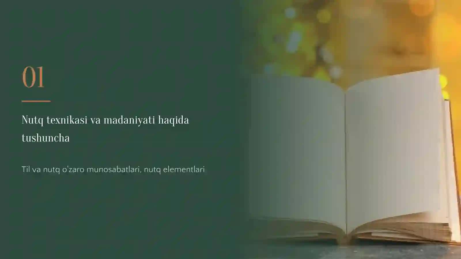 Nutq texnikasi va madaniyati. Oʻz-oʻzini tarbiyalash va oʻz ustida ishlash pedagogik mahoratning asosiy sharti sifatida 3