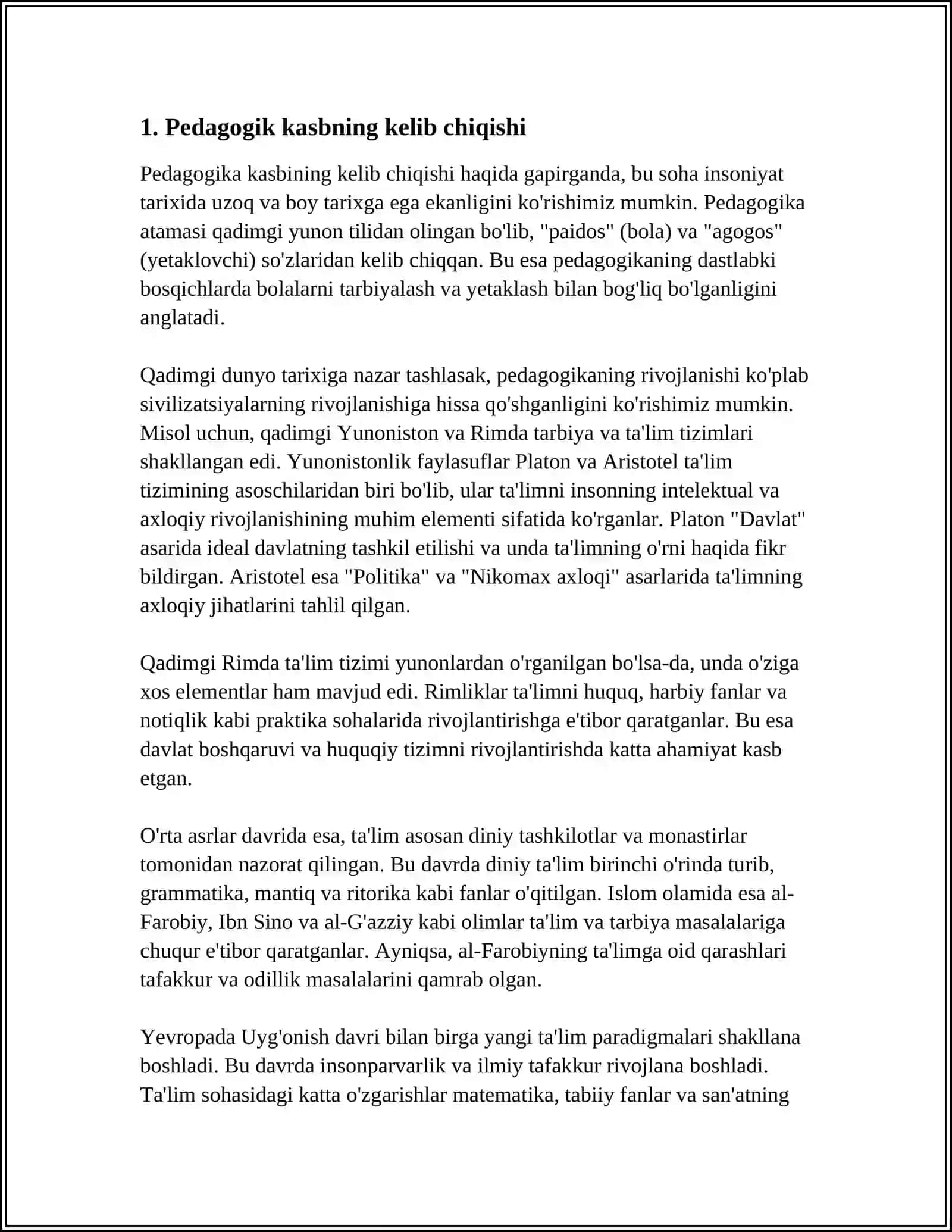 PEDAGOGIK KASBINING MOHIYATI 3