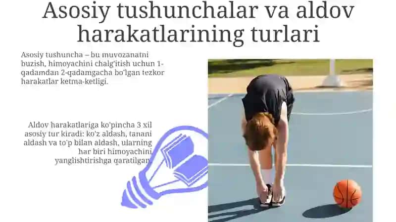 Basketbol ŏyinida aldamchi harakatatlar usullarini urgatish 3