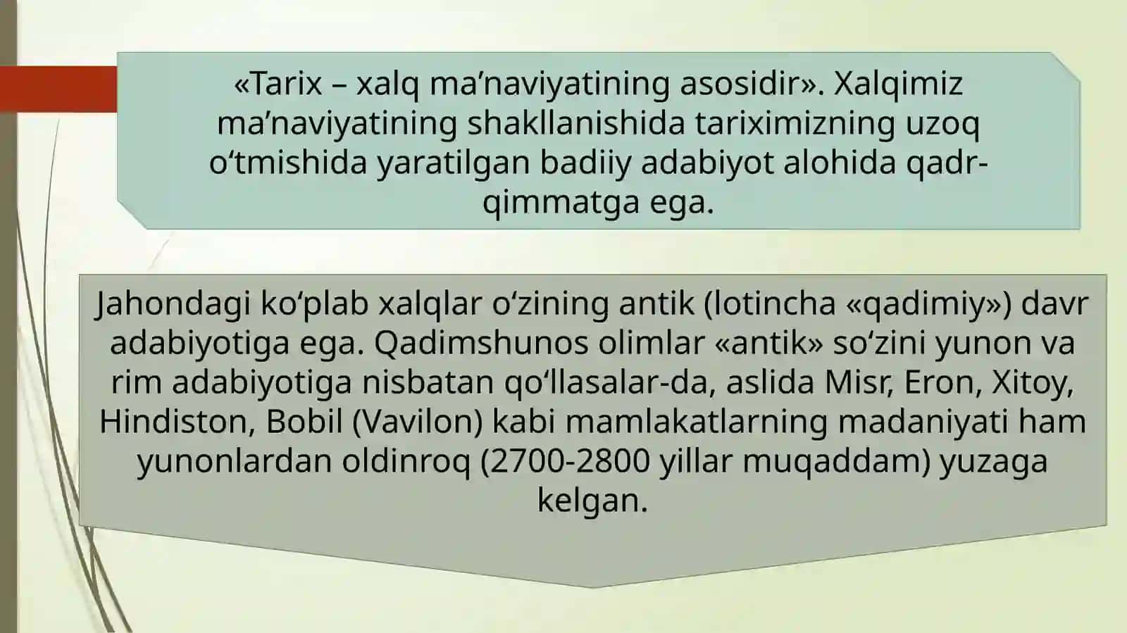 Qadimgi turkiy adabiyot: paydo bo‘lishiga asos bo‘lgan manbalar 3