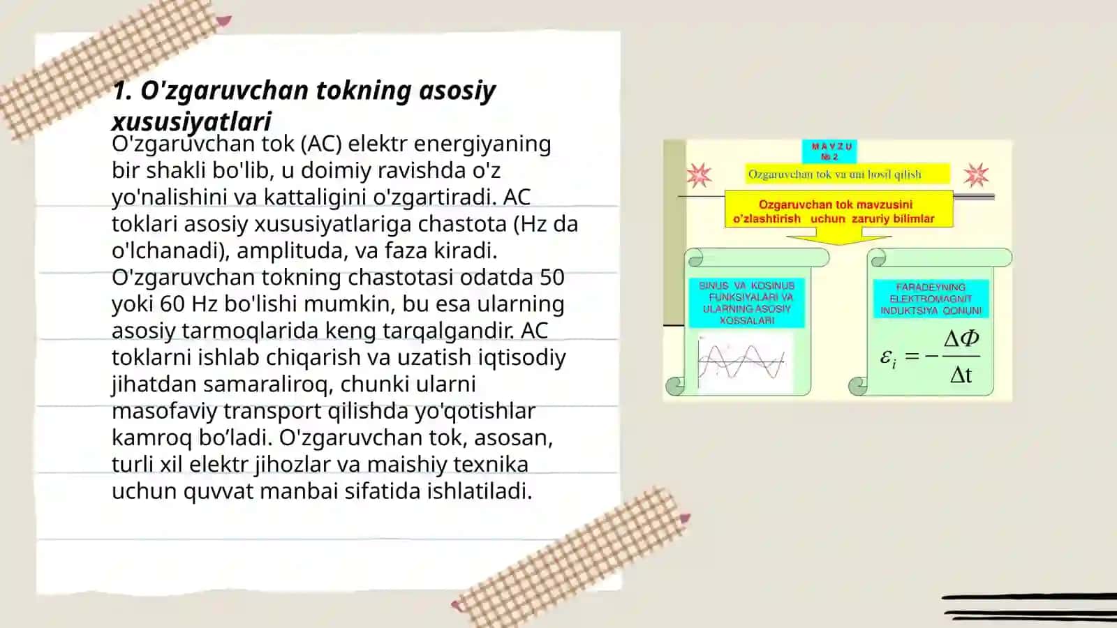 O'zgaruvchan tekislovchi toqqa ulash 3