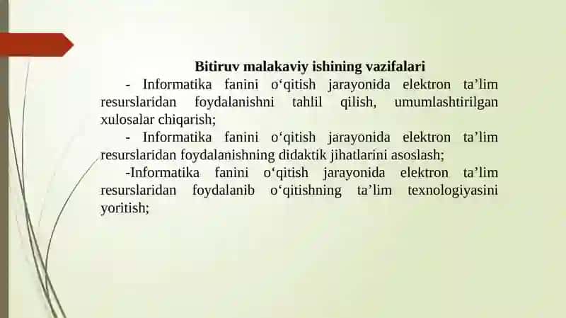 INFORMATIKA FANINI O‘QITISH JARAYONIDA ELEKTRON TA’LIM RESURSLARIDAN FOYDALANISH (SANOQ SISTEMASI MISOLIDA) 3