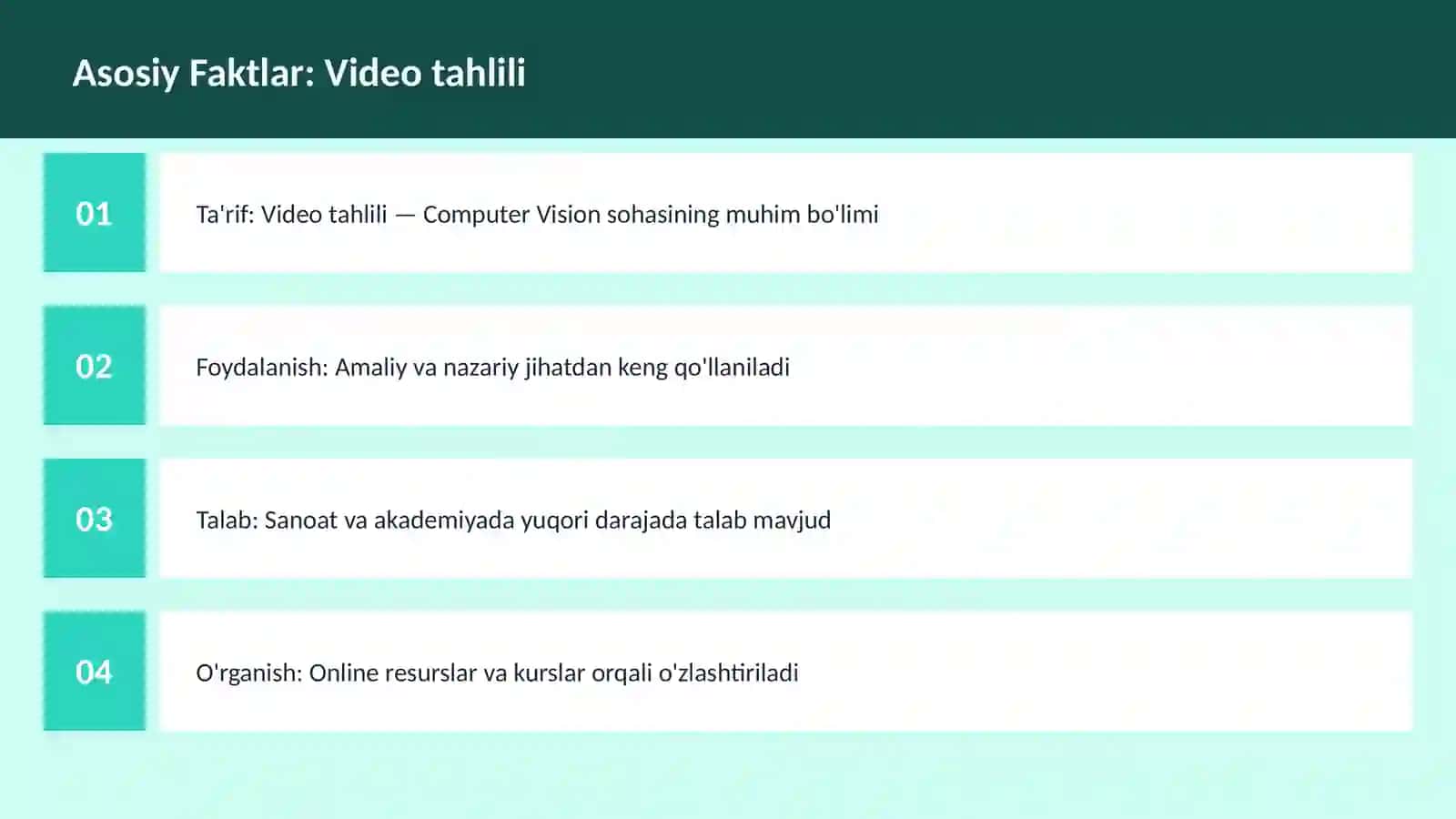 Video tahlili 3