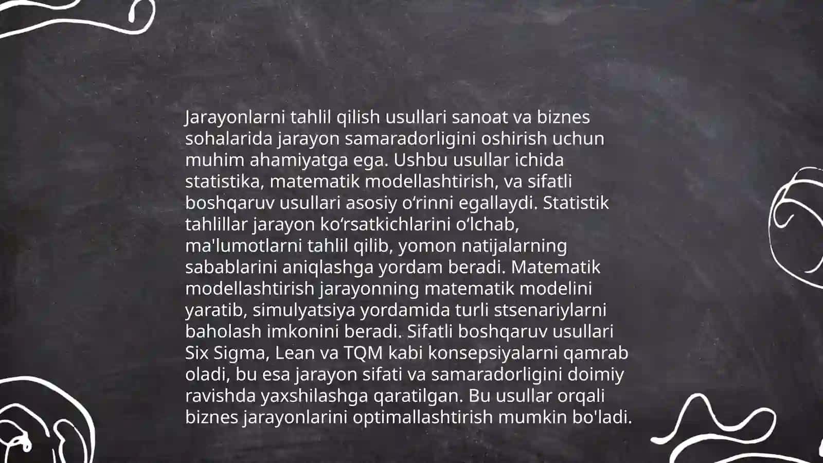 Jаrаyonlаrni tahlil qilish usullari 3
