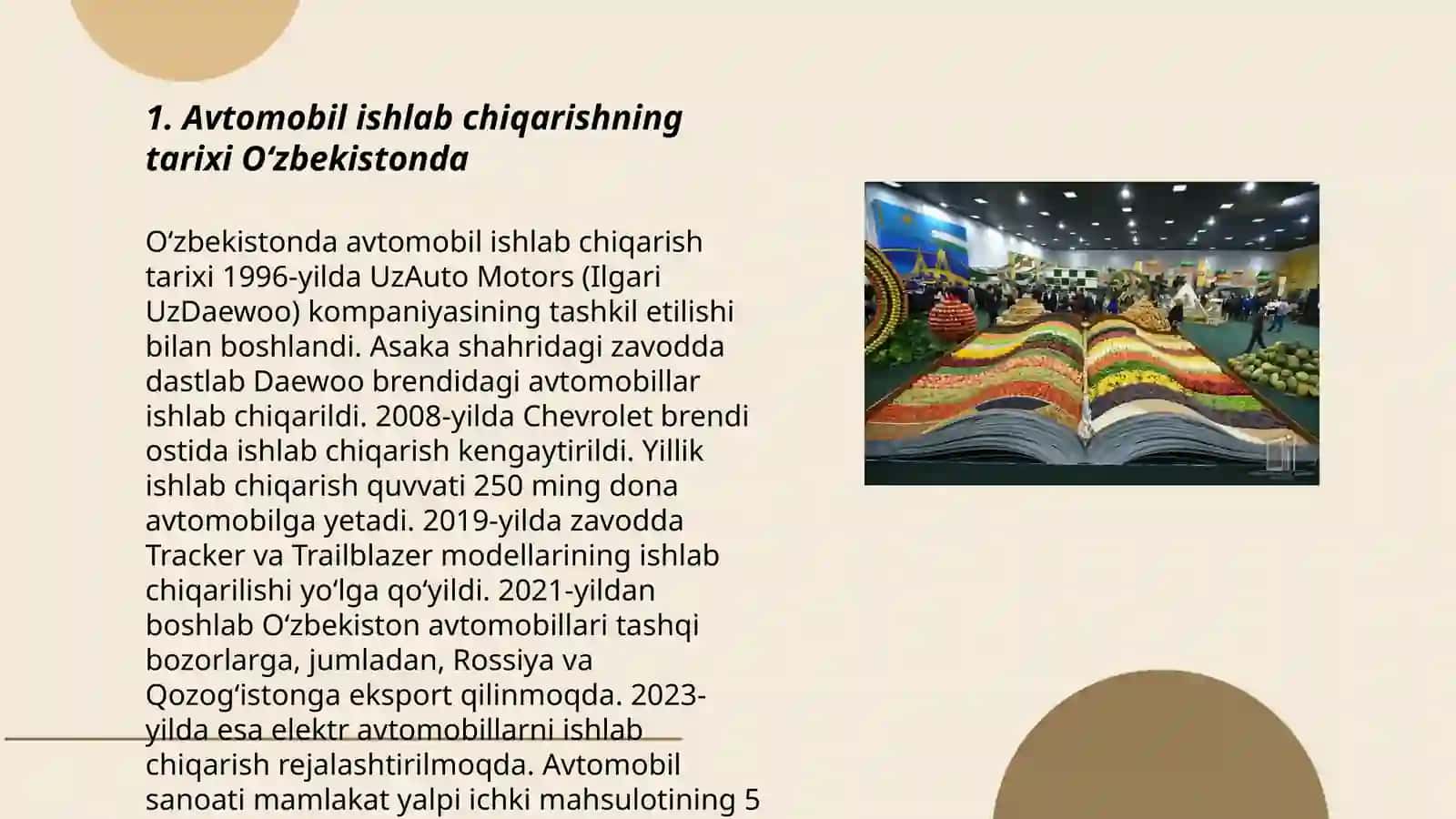 Avtomobil ishlab chiqarishning tarixi O'zbekistonda 3