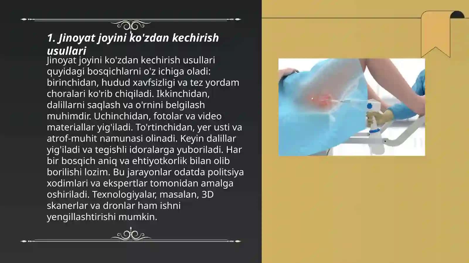 Jinoyatlarni aniqlash va tergov qilish tizimi 3
