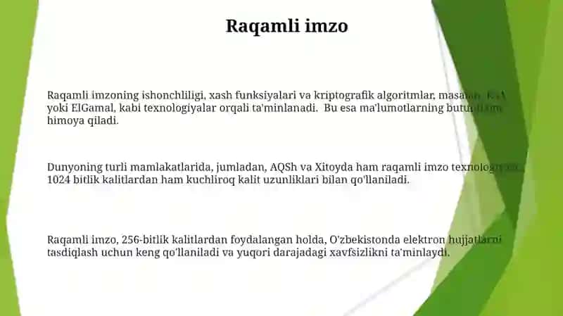 Axborotni ximoyalashning kriptografik usullari 3