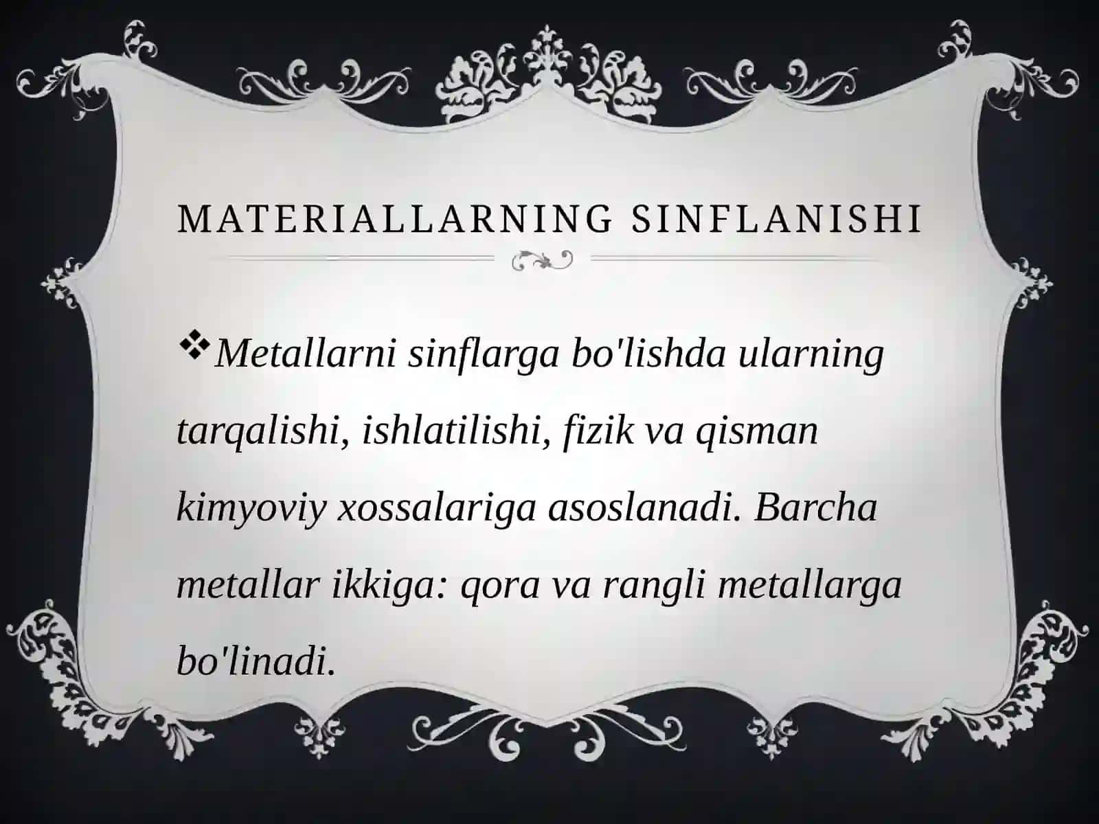 Materiallarning inflanishi 3