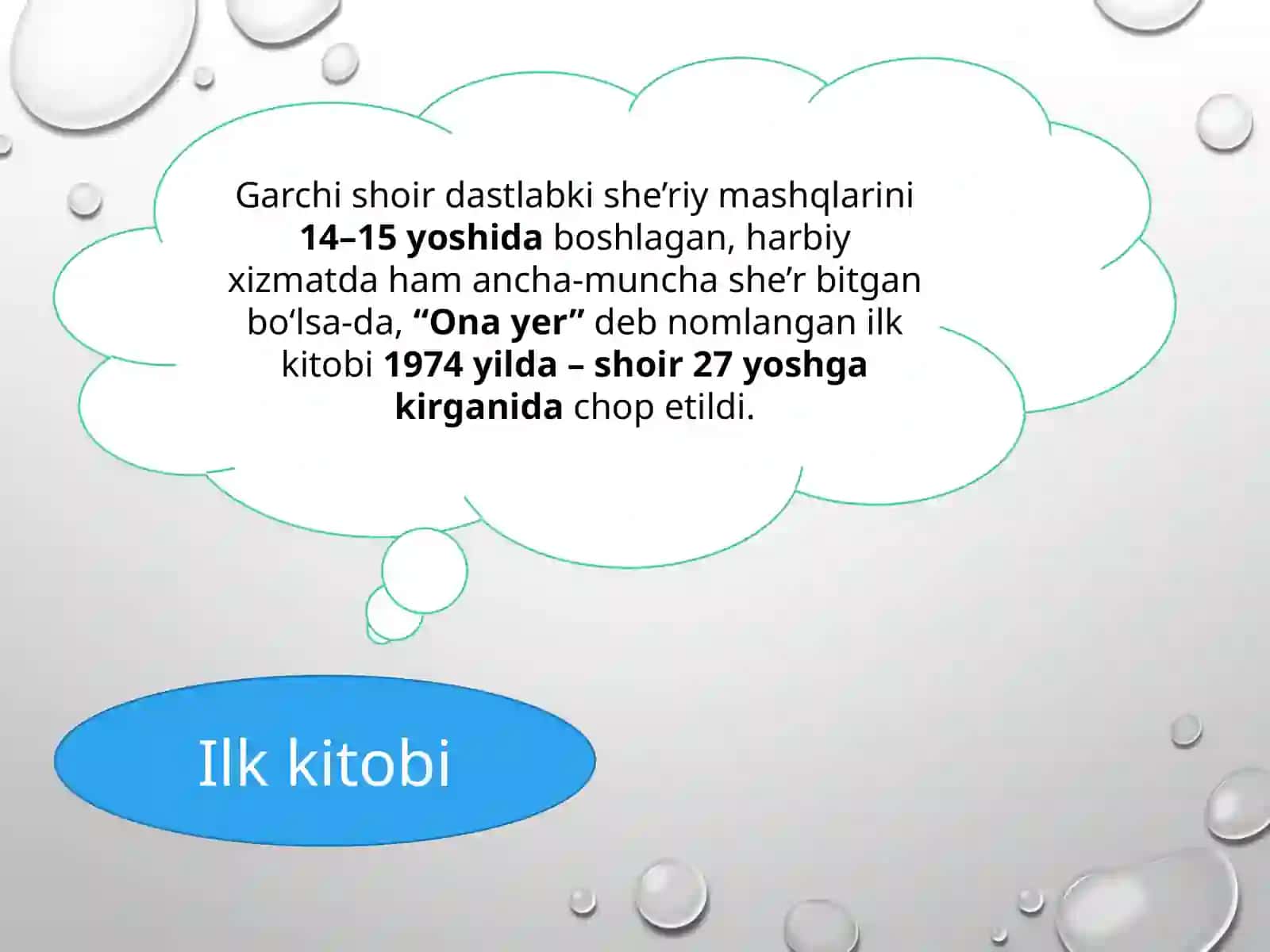 Anvar Obidjon hayoti va ijodi. She’rlari 3