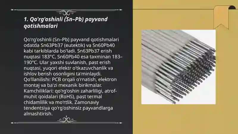 Zamonaviy payvantlash va qoplashda qollaniladigan materiallarning turlari 3