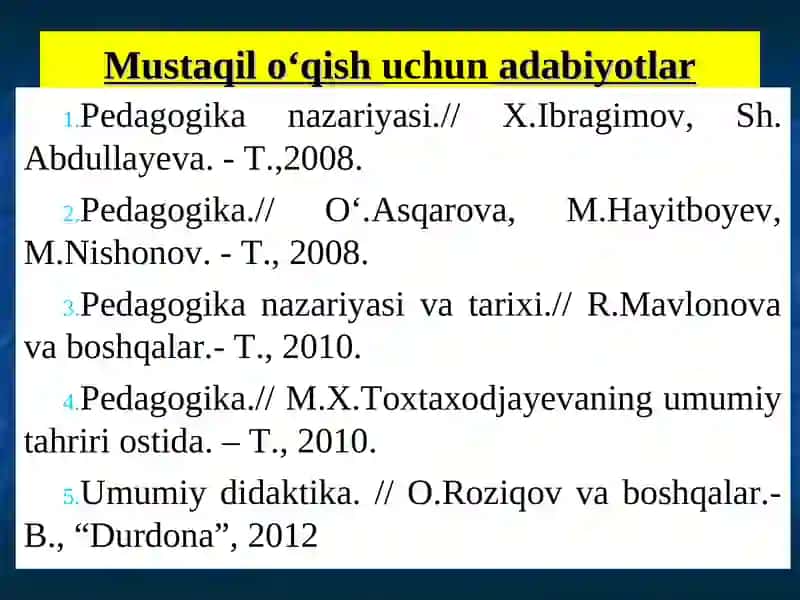 UMUMIY PEDAGOGIKA 3
